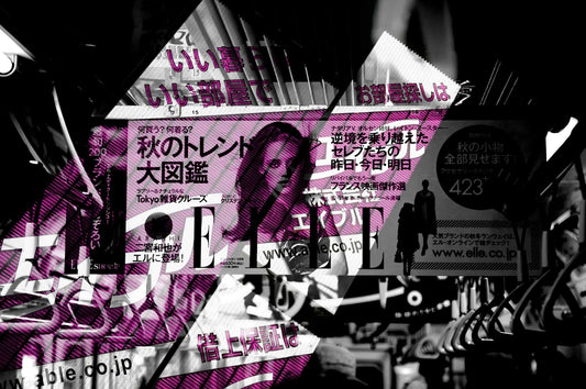 Elle Mag Ad Graphic Pink